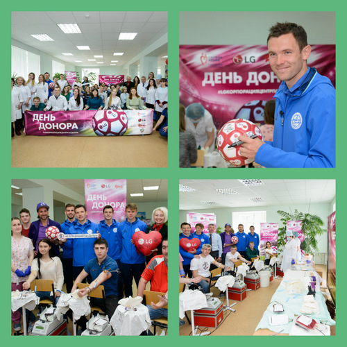 Футбольный День донора LG, Корпорации «Центр» и ИГМА с игроками «Зенит-Ижевск» и футболистом Русланом Нигматуллиным!
